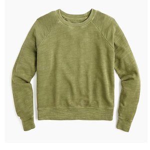 J. Crew Vintage cotton terry crewneck pullover